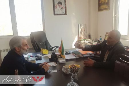 برگزاری جلسه مدیر نمایندگی ستاد مردمی دیه استان با مدیر عامل شهرک صنعتی حاجی اباد