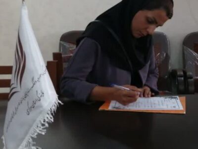 کمک بانوی خیر اراکی جهت آزادی یکی از محکومین  خانم در بند نسوان