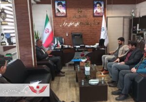 💠دیدار مدیر نمایندگی ستاد مردمی دیه استان با مدیر کل محترم اداره کل ورزش و جوانان استان مرکزی.
