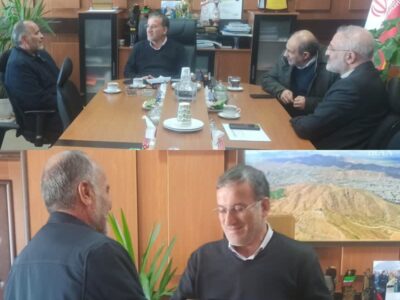 نشست مدیر نمایندگی ستاد مردمی دیه استان مرکزی با شهردار کلانشهر اراک