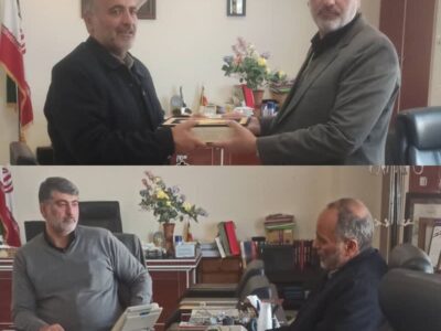 دیدار مدیر نمایندگی ستاد مردمی دیه استان مرکزی با ریاست شورای اسلامی کلانشهر اراک