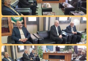 دیدار و گفتگوی مدیرعامل ستاد دیه کشور با رئیس کل دادگستری استان مرکزی