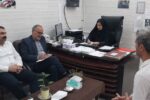 حضور مدیر نمایندگی ستاد مردمی دیه استان مرکزی در زندان شهرستان ساوه.