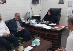 حضور مدیر نمایندگی ستاد مردمی دیه استان مرکزی در زندان شهرستان ساوه.