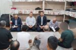 حضور مدیر نمایندگی ستاد مردمی دیه استان مرکزی در زندان شهرستان دلیجان